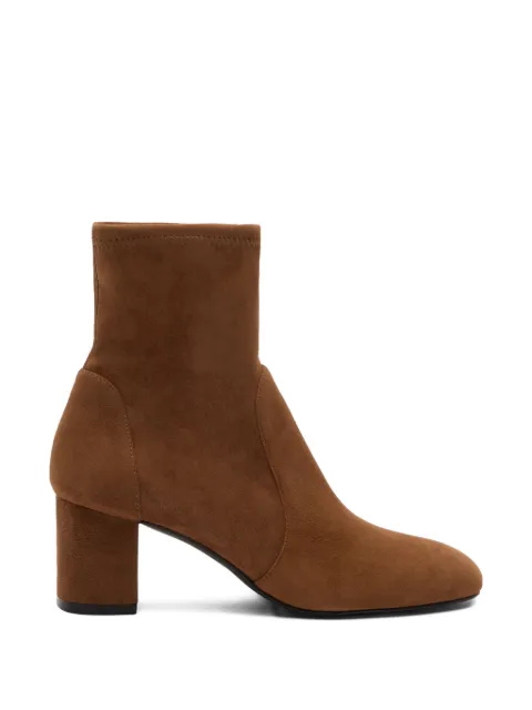 Stuart Weitzman Lucie block-heel boots Brown SM445SUSQPI