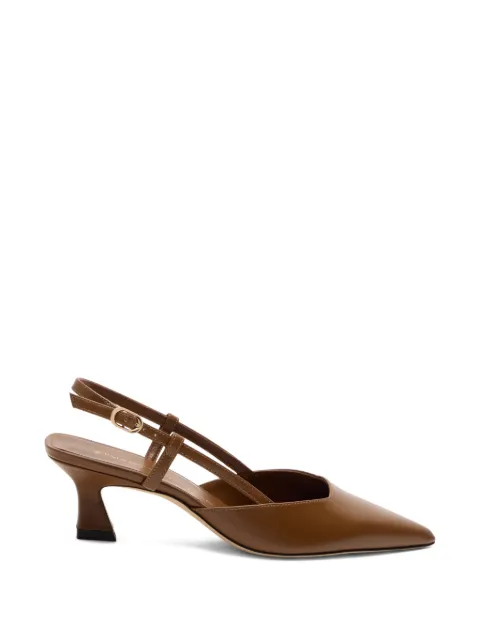 Stuart Weitzman cutout pointed pumps Brown SJ434SMOQPI
