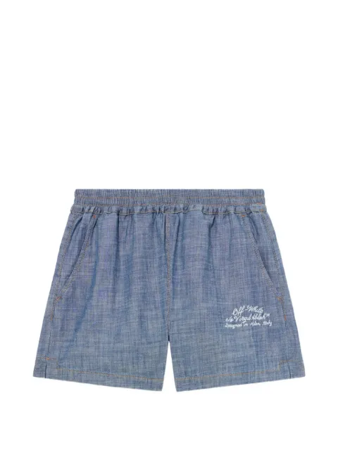 Off-White chambray denim shorts Blue 2YC01BS26DEN001W497