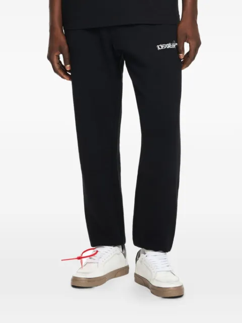 Off-White heraldic arrow cuffed track pants White 44MCH057S26F003001