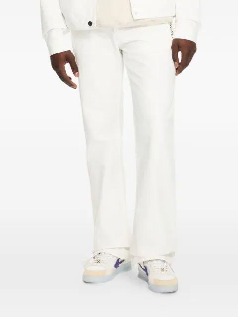 Off-White Half Arrow Slim relaxed trousers White 44XCE04JS26F001100