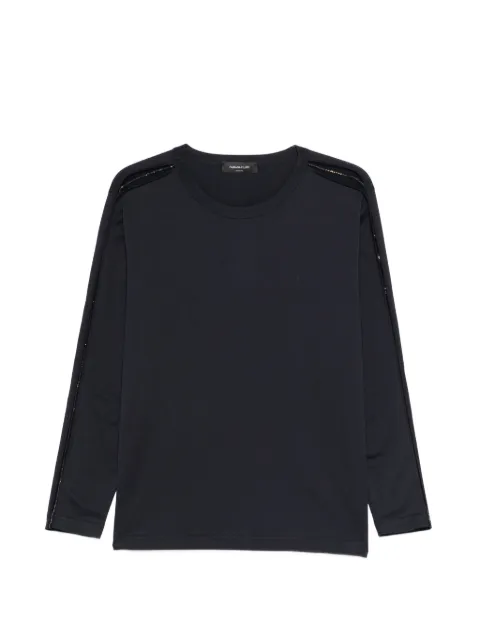 Fabiana Filippi embellished crew-neck T-shirt Blue JED266F142L902