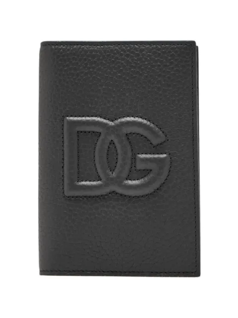 Dolce & Gabbana DG logo passport wallet Grey BP2215AT489