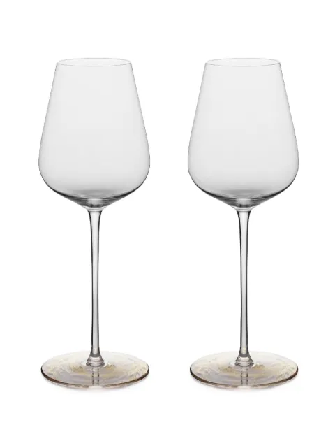 Shanghai Tang dragon-pattern wine glass (set of two) Silver U6AHB368GP00