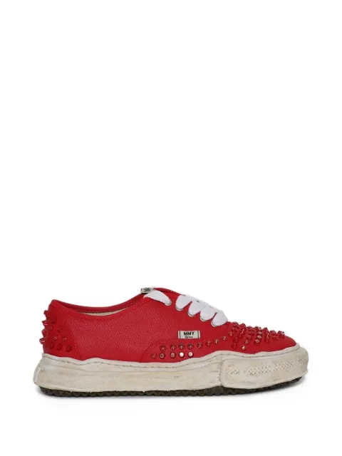 Maison MIHARA YASUHIRO Baker studded sneakers Red A15FW733