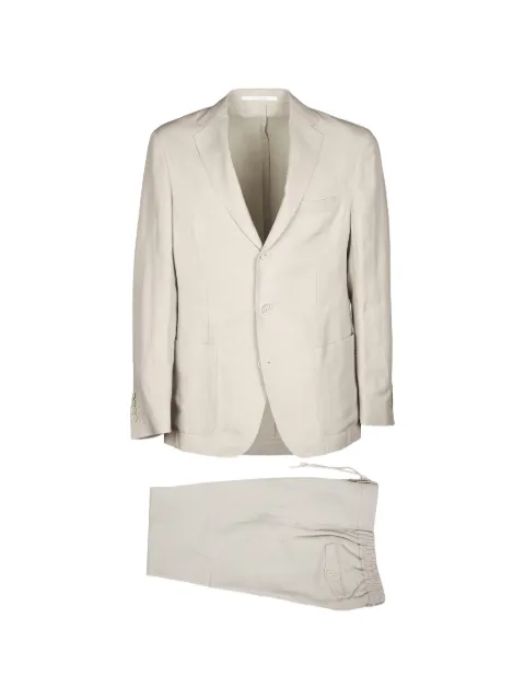 Eleventy pocket drawstring suit Neutrals M75ABUL01TES0M11626