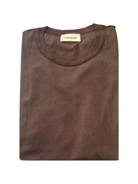 atomo factory cotton polo shirt Brown PE26AFU3424