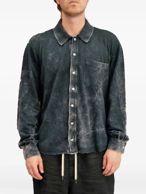 atomo factory button-up shirt Black PE26AFU2703D