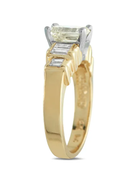 LB Exclusive 14K yellow gold diamond ring Gold MF25011626