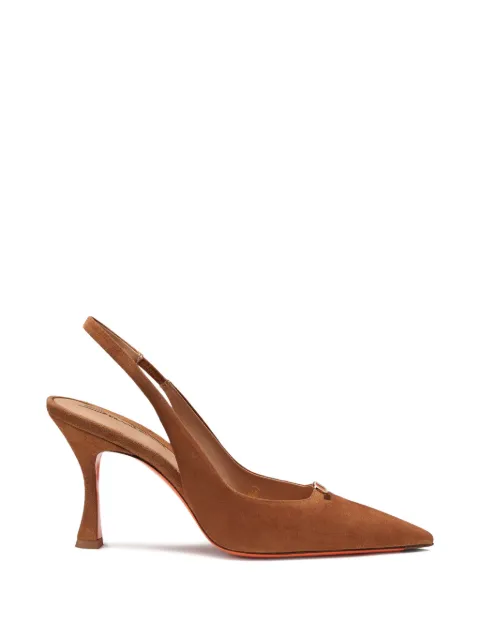 Santoni pointed-toe pumps Brown WDBH72106HA2NHZW