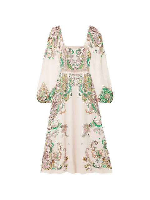 ETRO floral print dress Neutrals WRHA029799SP467X0802