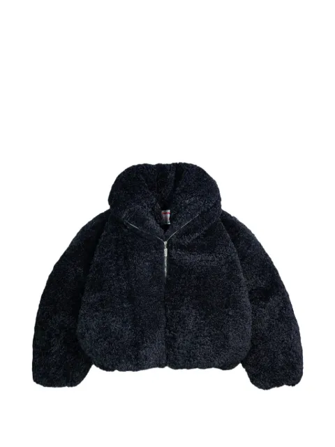 RRR123 zip-fastening jacket Black ENCHCO00