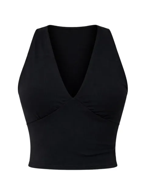 Reformation Bowie V-neck knit top Black 1315246BLK