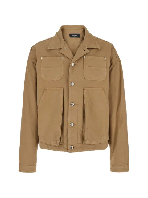 DSQUARED2 drop-shoulder jacket Neutrals S79AM0074D35106