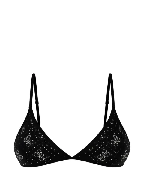 GUESS USA embellished triangle bra Black O5BG05K1740