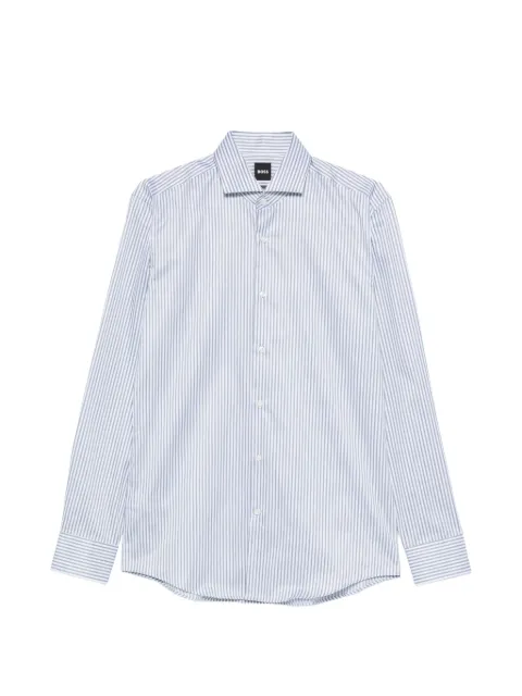BOSS striped shirt White 50556513