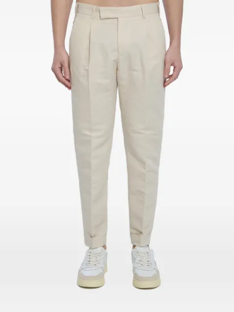 PT Torino pleated cuffed trousers Neutrals CORSZAZ40FWDPU38