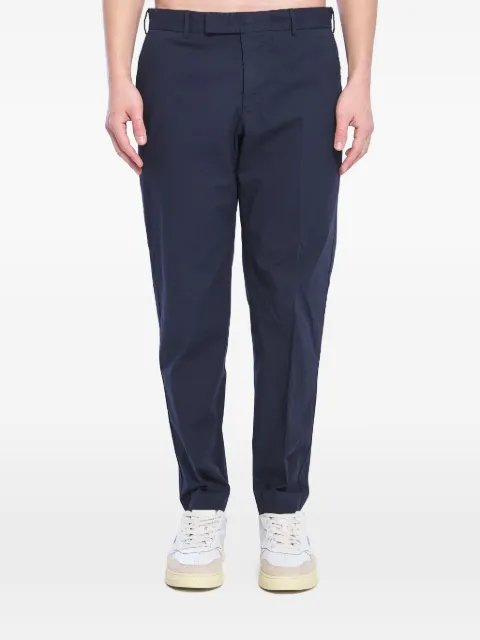 PT Torino belt loops pressed cotton trousers Blue CORTZ1Z00FWDNK30