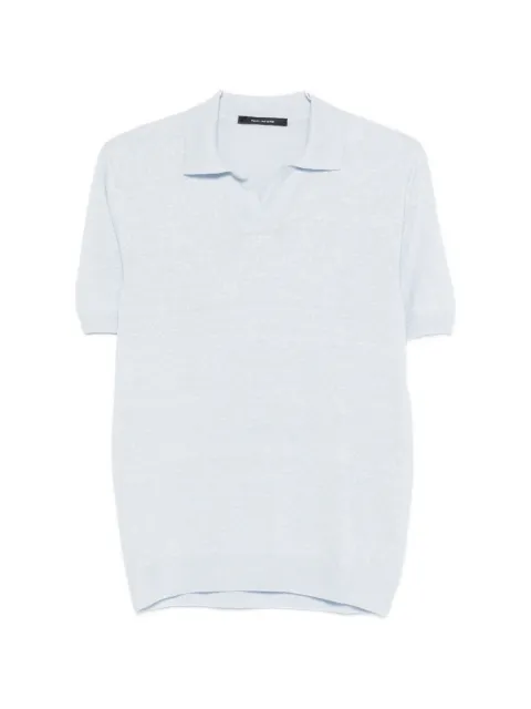 Tagliatore V-neck T-shirt Blue KEITHGSE2602