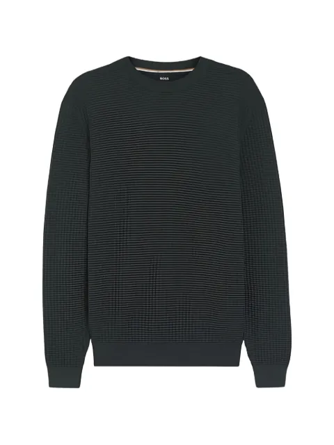 BOSS crew-neck sweater Grey 50545283