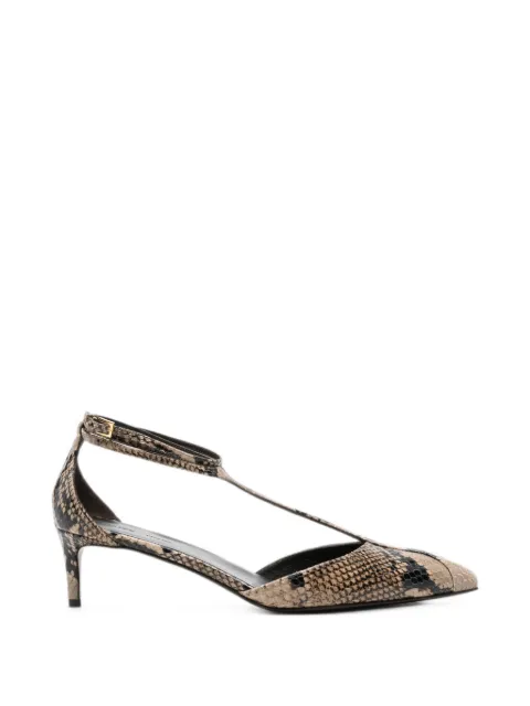 KHAITE Mia snakeskin-effect pumps Neutrals F3085803