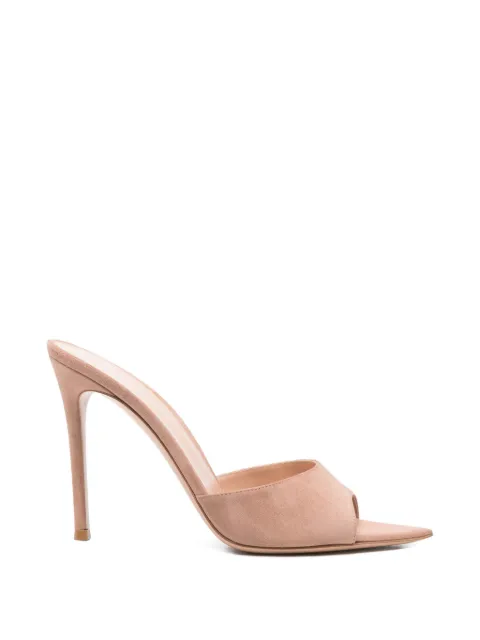 Gianvito Rossi Elle pointed-toe sandals Pink G1508015RICCAM
