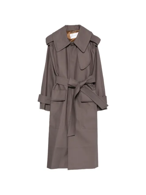 Victoria Beckham Philippa belted trench coat Grey 1426WCT005793A