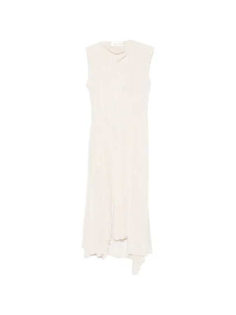 Victoria Beckham Gerogette midi dress Neutrals 1326WDR007345A