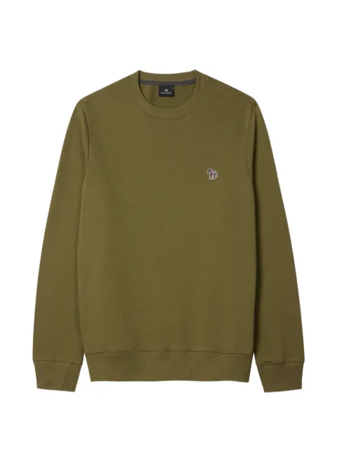 PS Paul Smith Zebra-logo crew-neck sweatshirt Green M2R027RZV21116