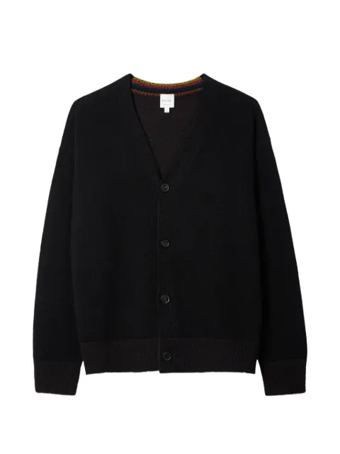 Paul Smith V-neck buttoned cardigan Black M1R771ZV02985