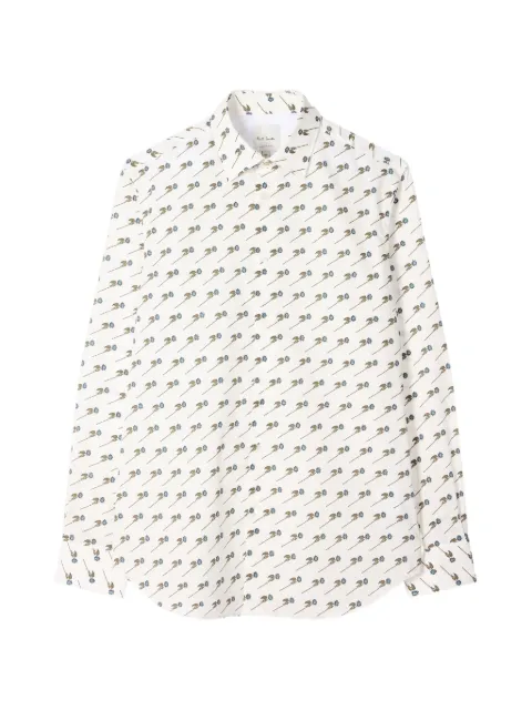 Paul Smith floral-print long-sleeve shirt White M1R800PV02920
