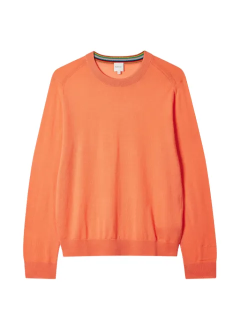 Paul Smith Artist Stripe merino sweater Orange M1R238ZP02093
