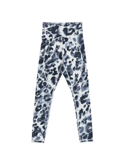 adidas by Stella McCartney animal print performance trousers Grey JY8166