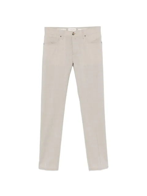 Jacob Cohën button-fastening trousers Neutrals JUMQW004001T870ARW
