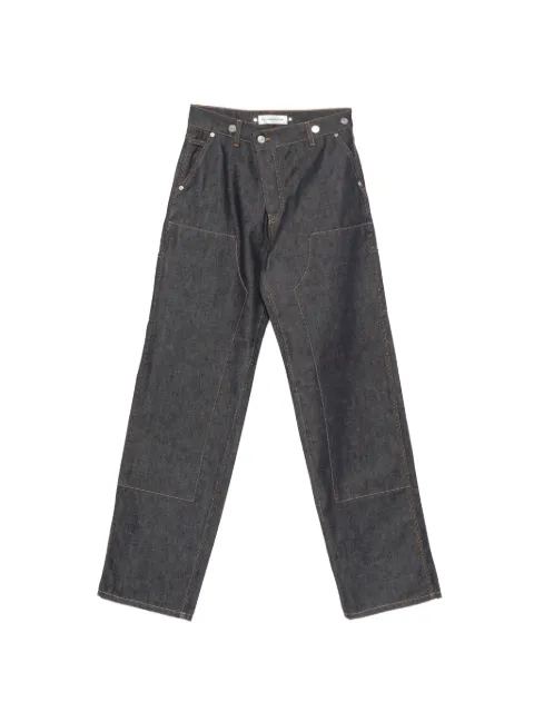 Victoria Beckham logo-patch jeans Blue 1326DJE007320A