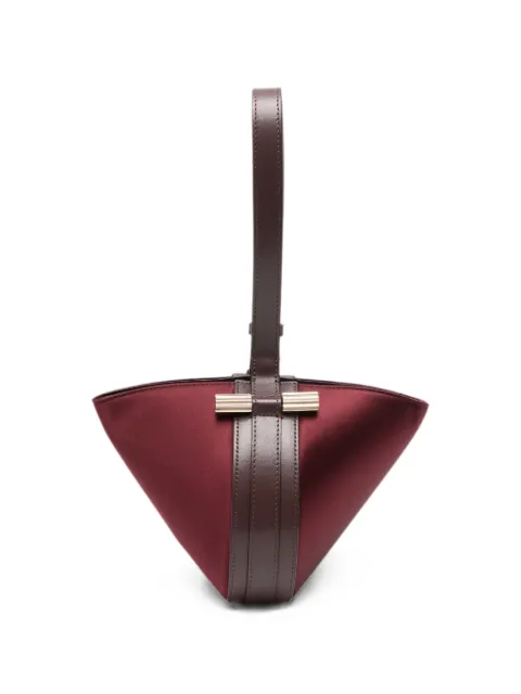 Victoria Beckham Portofino satin tote bag Red B325AAC006638A