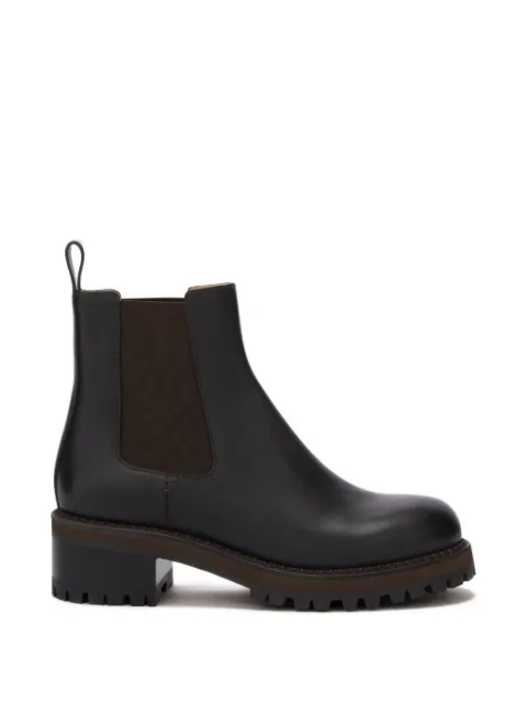 ODISSI Faye round toeleather boots Black OD43005A20014
