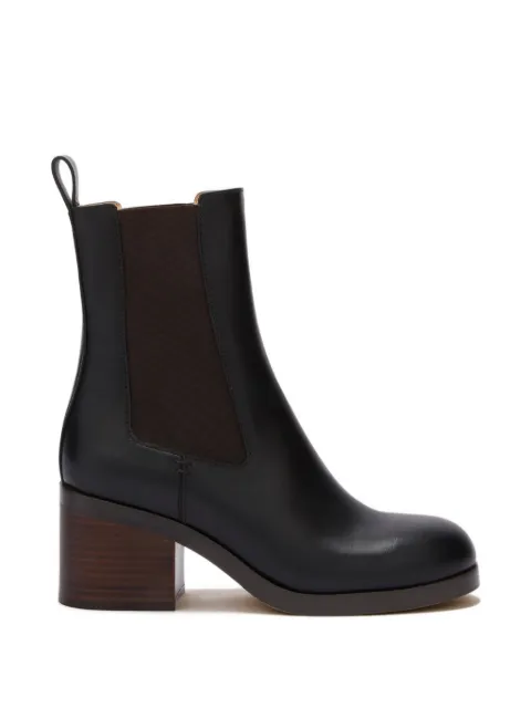 ODISSI Grace stacked heel boots Black OD43060A20024