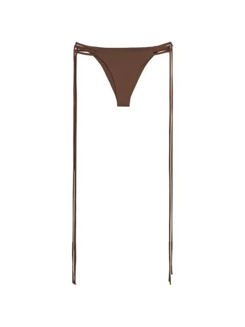 Blumarine tie bikini bottoms Brown 2D024A