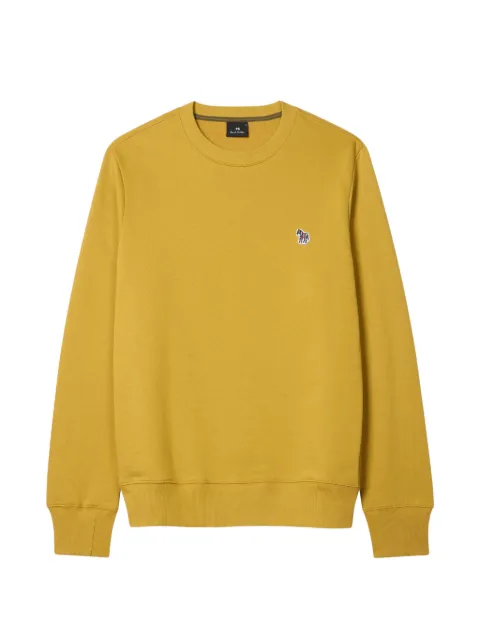 PS Paul Smith Zebra-patch crew-neck sweatshirt Yellow M2R027RZV21116