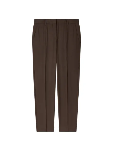 Paul Smith pressed-crease tailored trousers Brown W1R264TV00001