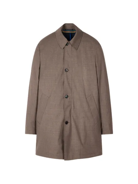 Paul Smith button wool coat Brown M1R626UV00041