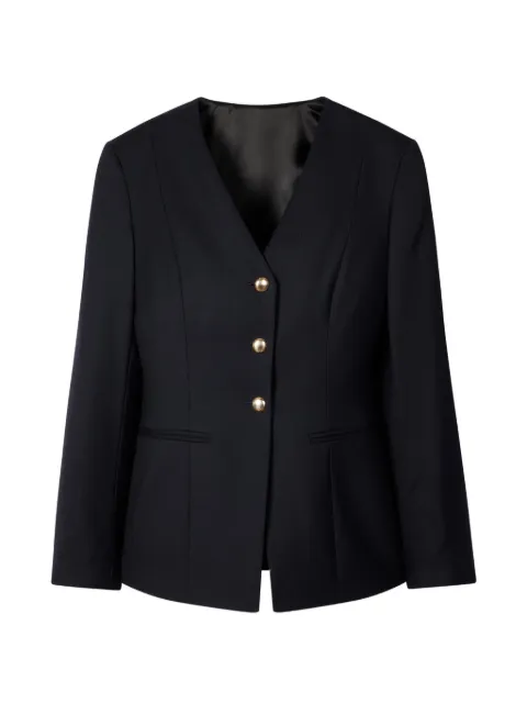 Paul Smith button V-neck blazer Blue W1R434JAV00001
