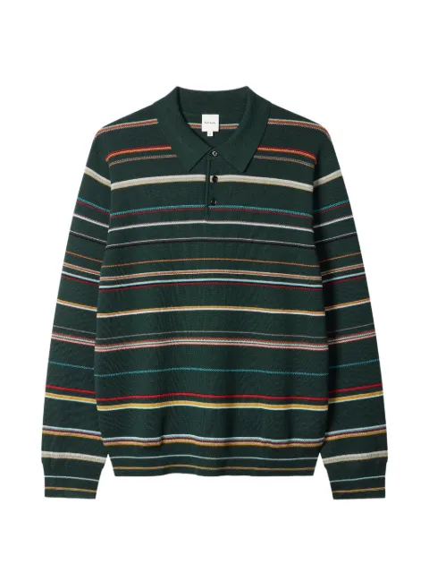 Paul Smith Signature Stripe polo shirt Green M1R769ZV02972