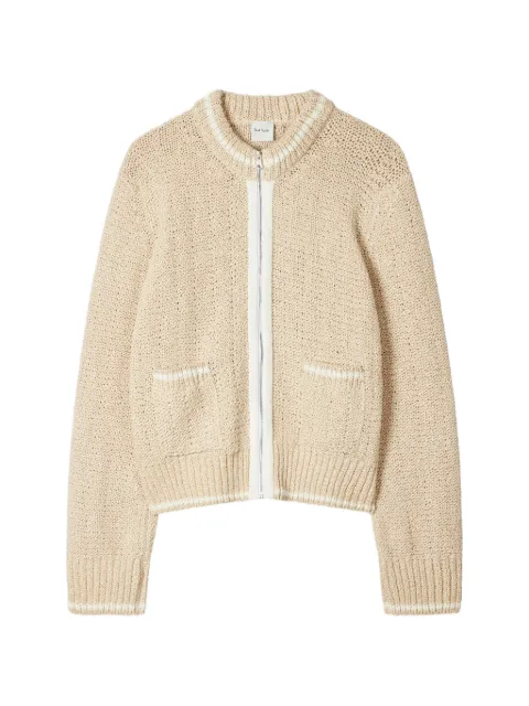 Paul Smith zip-up cardigan Neutrals W1R698NV11245