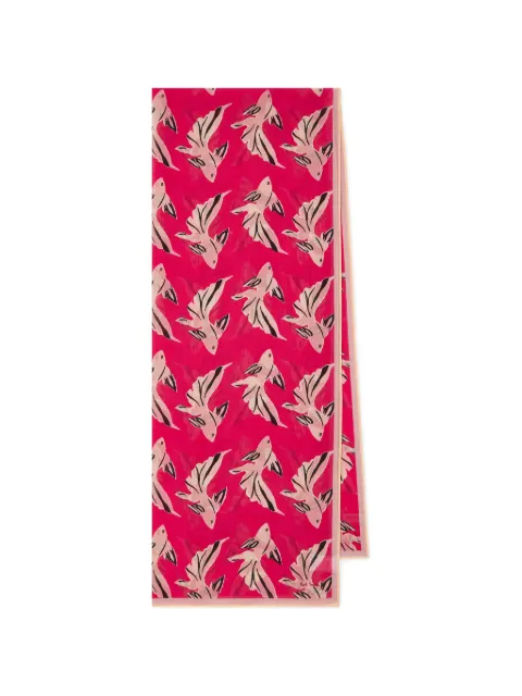 Paul Smith Le Peche Fish scarf Pink W1A250BU941