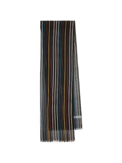 Paul Smith striped scarf Black W1A250CU882
