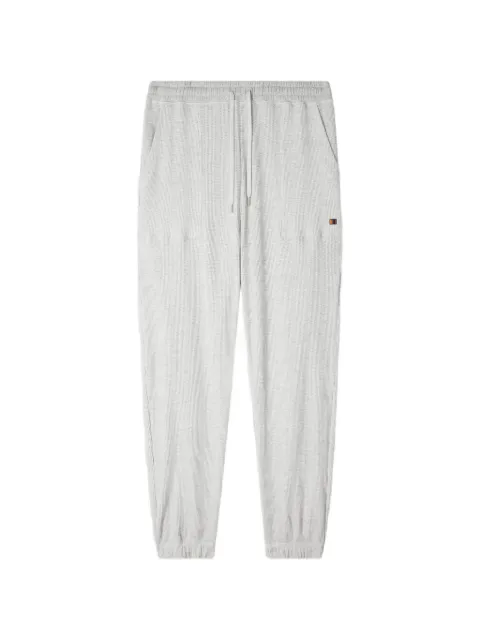 Paul Smith waffle-knit drawstring track pants Grey M1A403U940