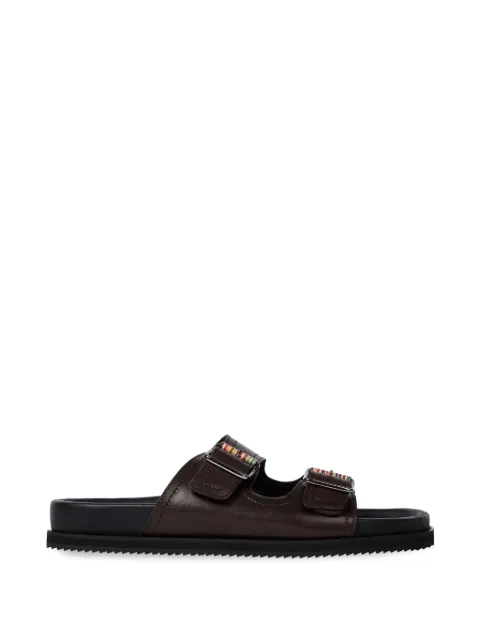 Paul Smith buckle-fastening leather sandals Brown M1SMFA02ULEA