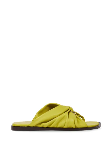 Paul Smith Lorrha ruched sandals Green W1SLRH01ULEA